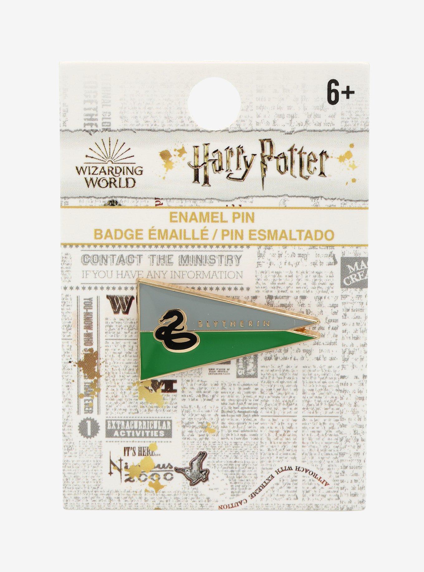 Loungefly Harry Potter Slytherin Pennant Flag Enamel Pin - BoxLunch Exclusive, , alternate