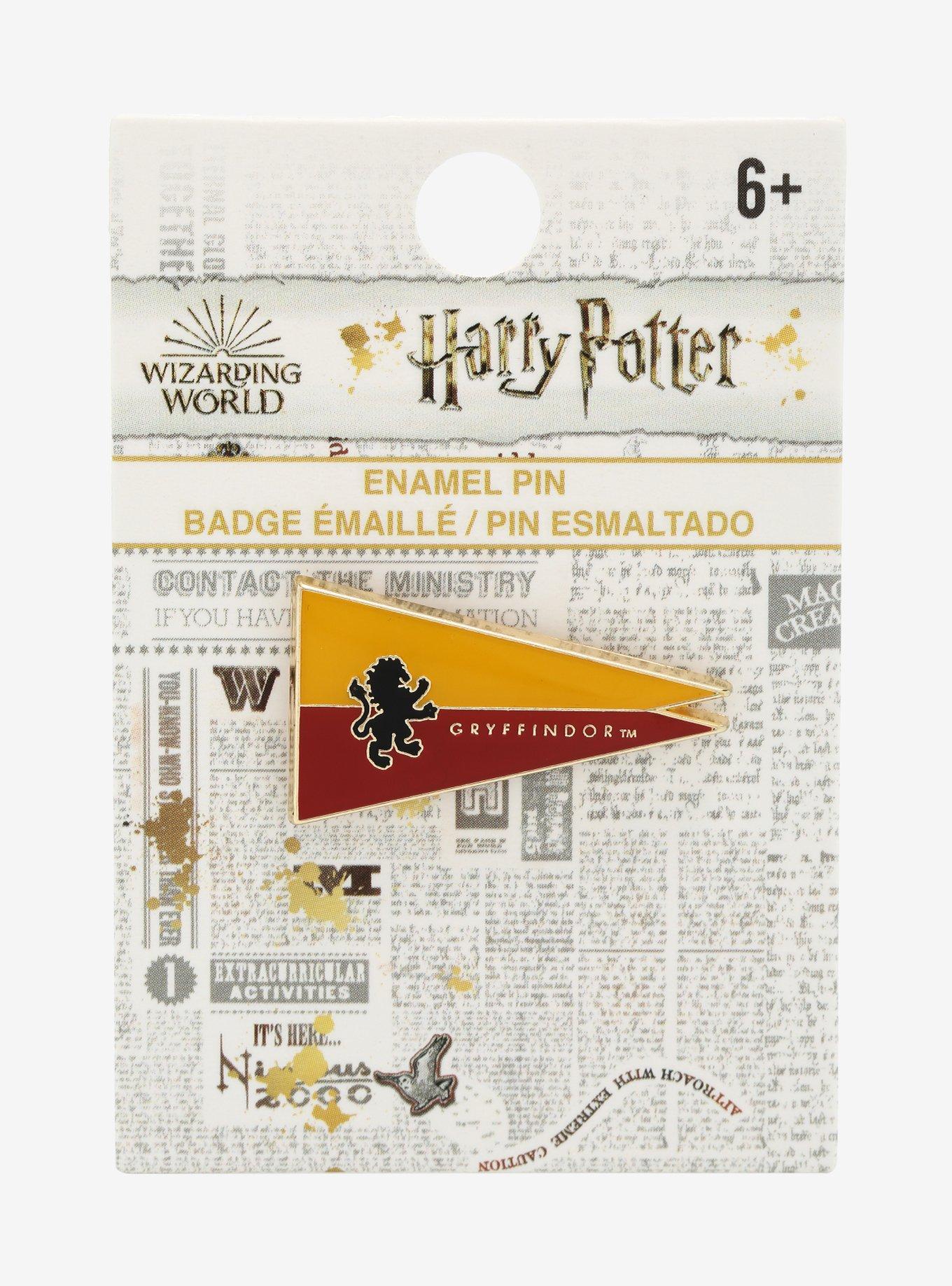 Loungefly Harry Potter Gryffindor Pennant Flag Enamel Pin - BoxLunch Exclusive, , alternate