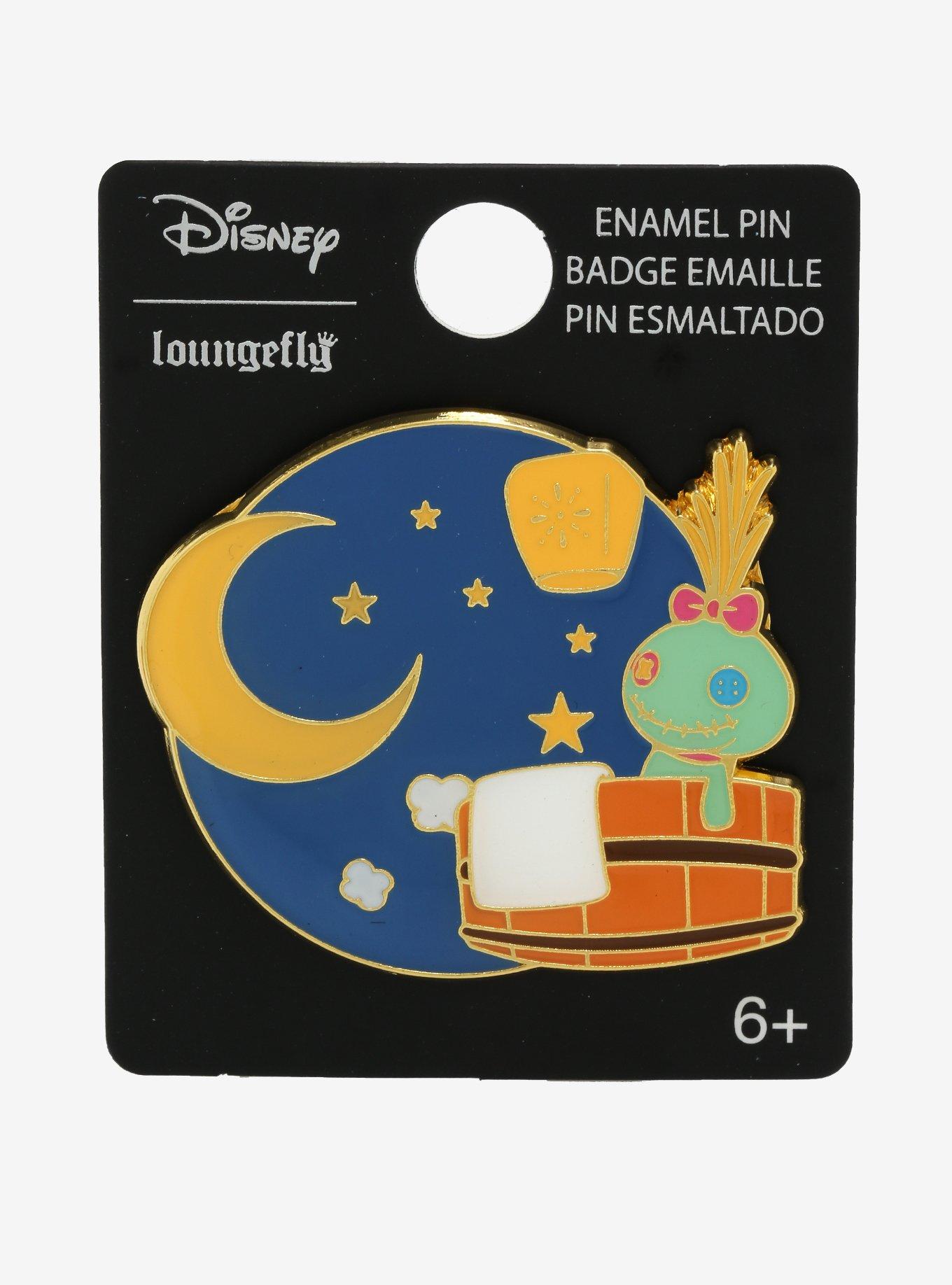 Loungefly Disney Lilo & Stitch Scrump at the Spa Enamel Pin - BoxLunch Exclusive, , alternate