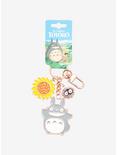Studio Ghibli My Neighbor Totoro Soot Sprite & Flower Enamel Keychain - BoxLunch Exclusive, , alternate