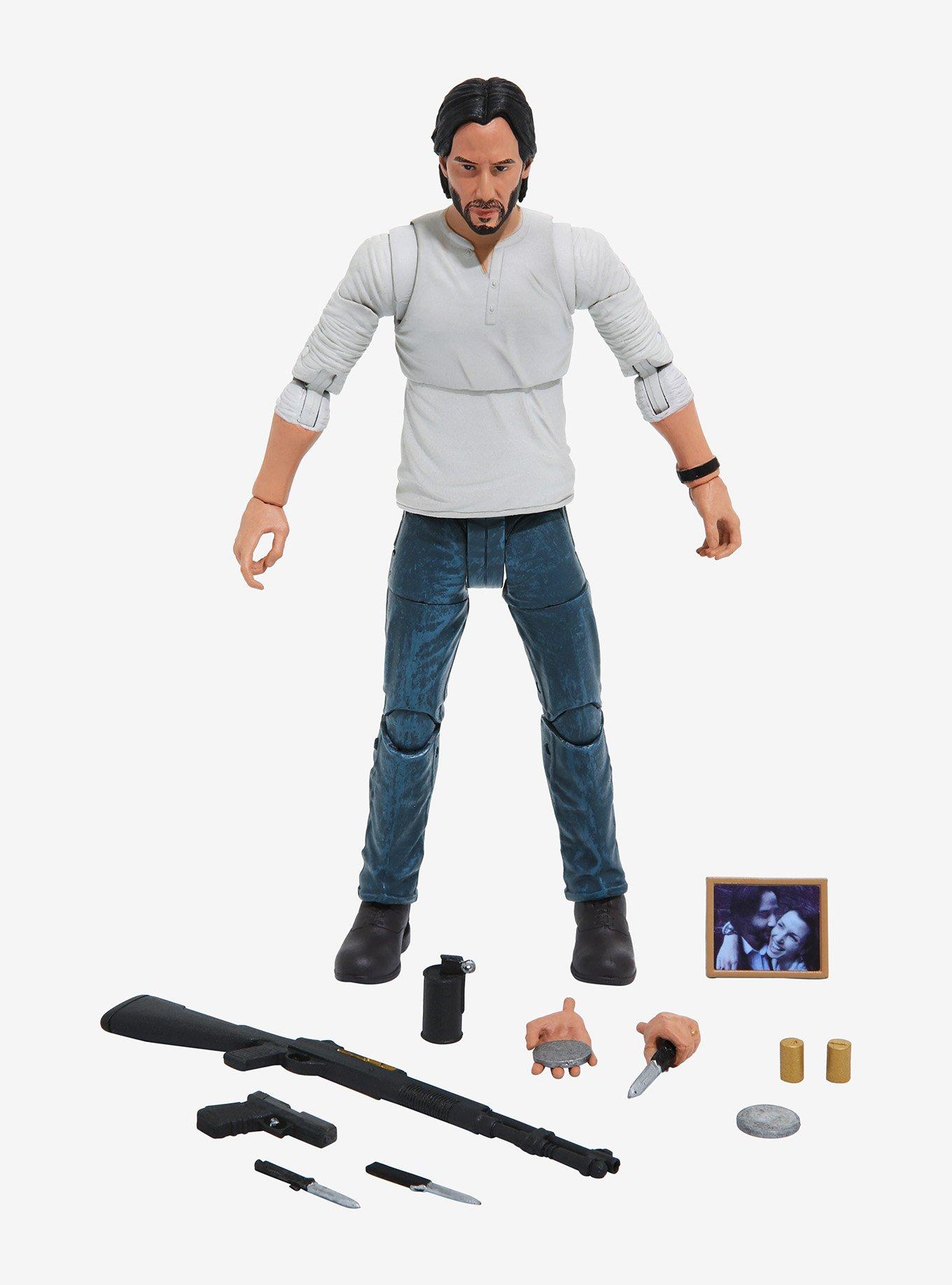 Diamond Select Toys Casual John Wick Deluxe Action Figure Set, , alternate