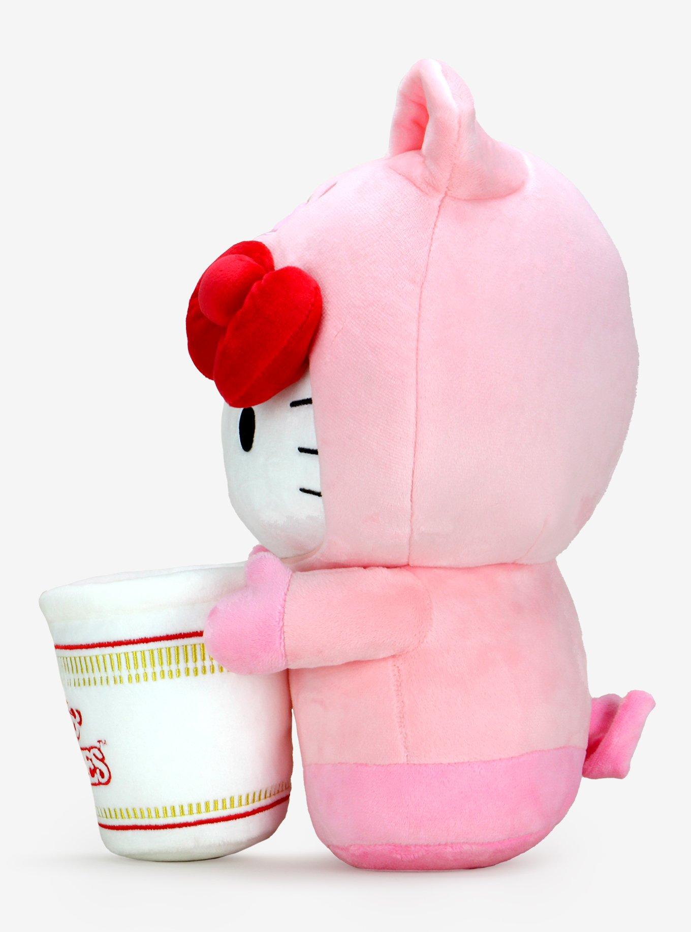 Nissin Cup Noodles X Hello Kitty Pig Costume Plush, , alternate