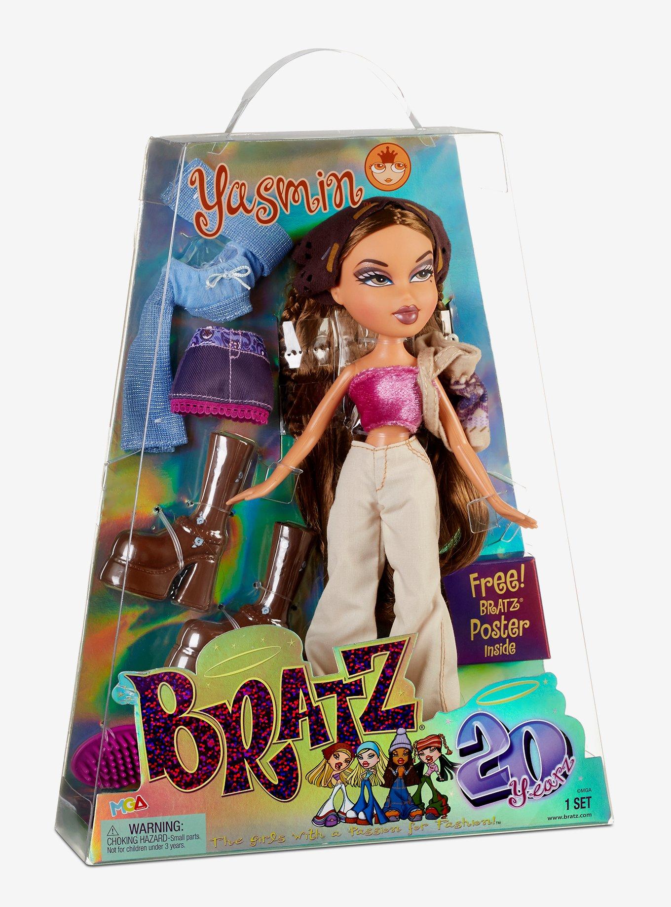 Original Bratz 20 Yearz Special Anniversary Edition Fashion Doll Yasmin  with Accessories and Holographic Poster, Collectible Doll for Girls,  Collector Adults and Kids