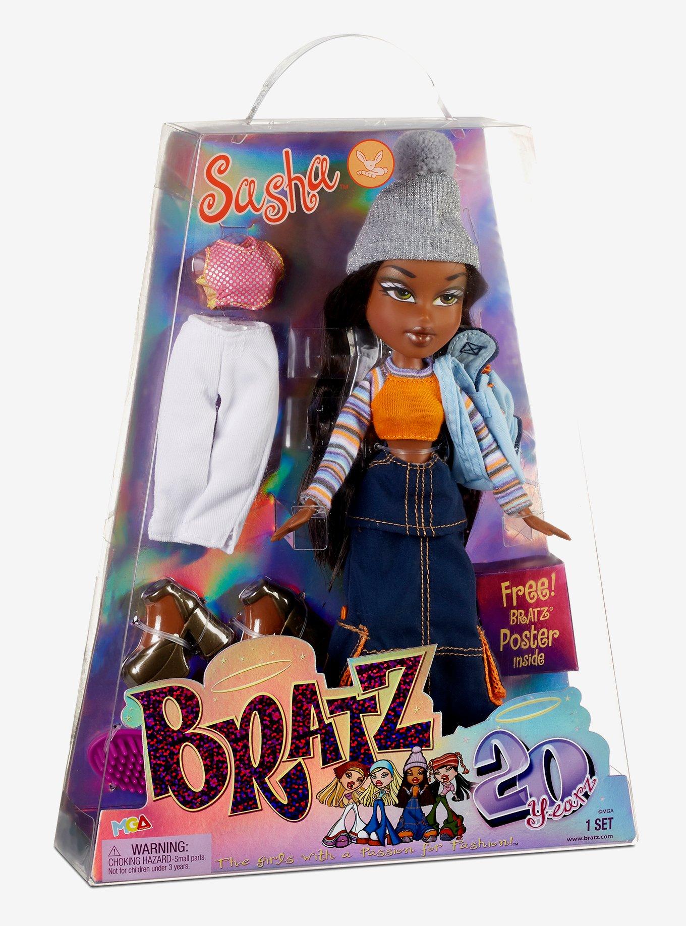 Bratz 20 Yearz Special Anniversary Edition Original Fashion Doll Sasha with  Accessories and Holographic Poster | Collectible Doll | for Collector