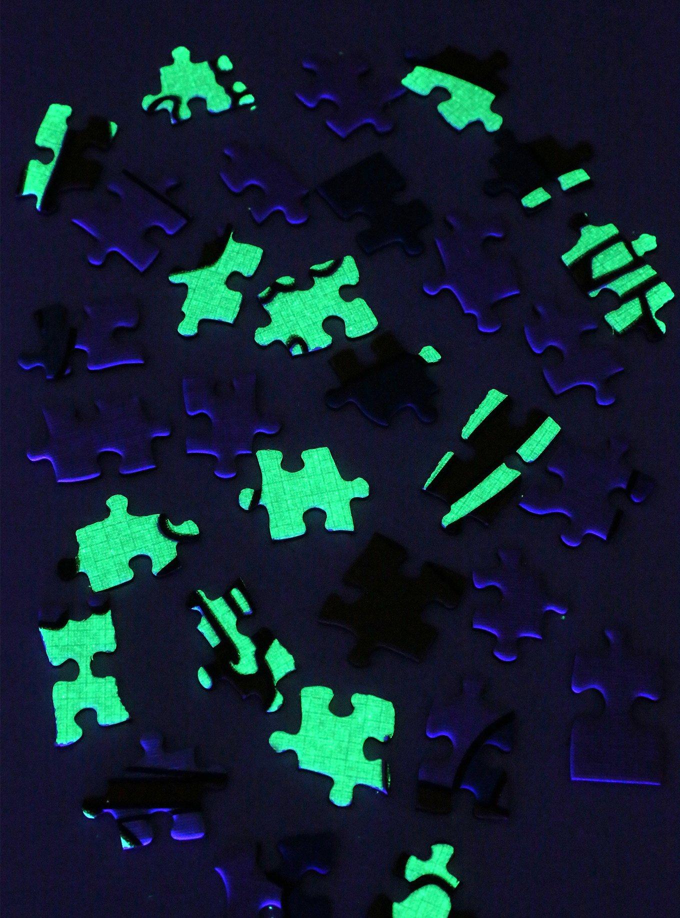 The Simpsons Treehouse of Horror Couch Gag Glow-in-the-Dark 1000-Piece Puzzle - BoxLunch Exclusive, , alternate