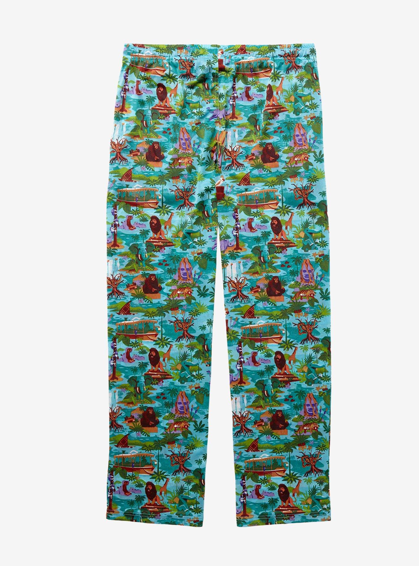 Disney Jungle Cruise Scenic Sleep Pants - BoxLunch Exclusive, LIGHT GREEN, alternate