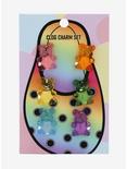 Rainbow Candy Bear Clog Charm Set, , alternate