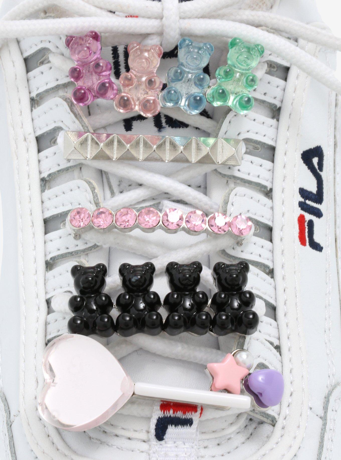 Pastel Candy Bear Shoelace Charm Set, , alternate