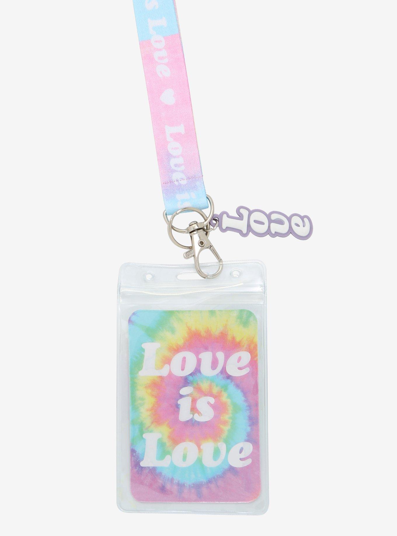 Love Is Love Pastel Lanyard, , alternate