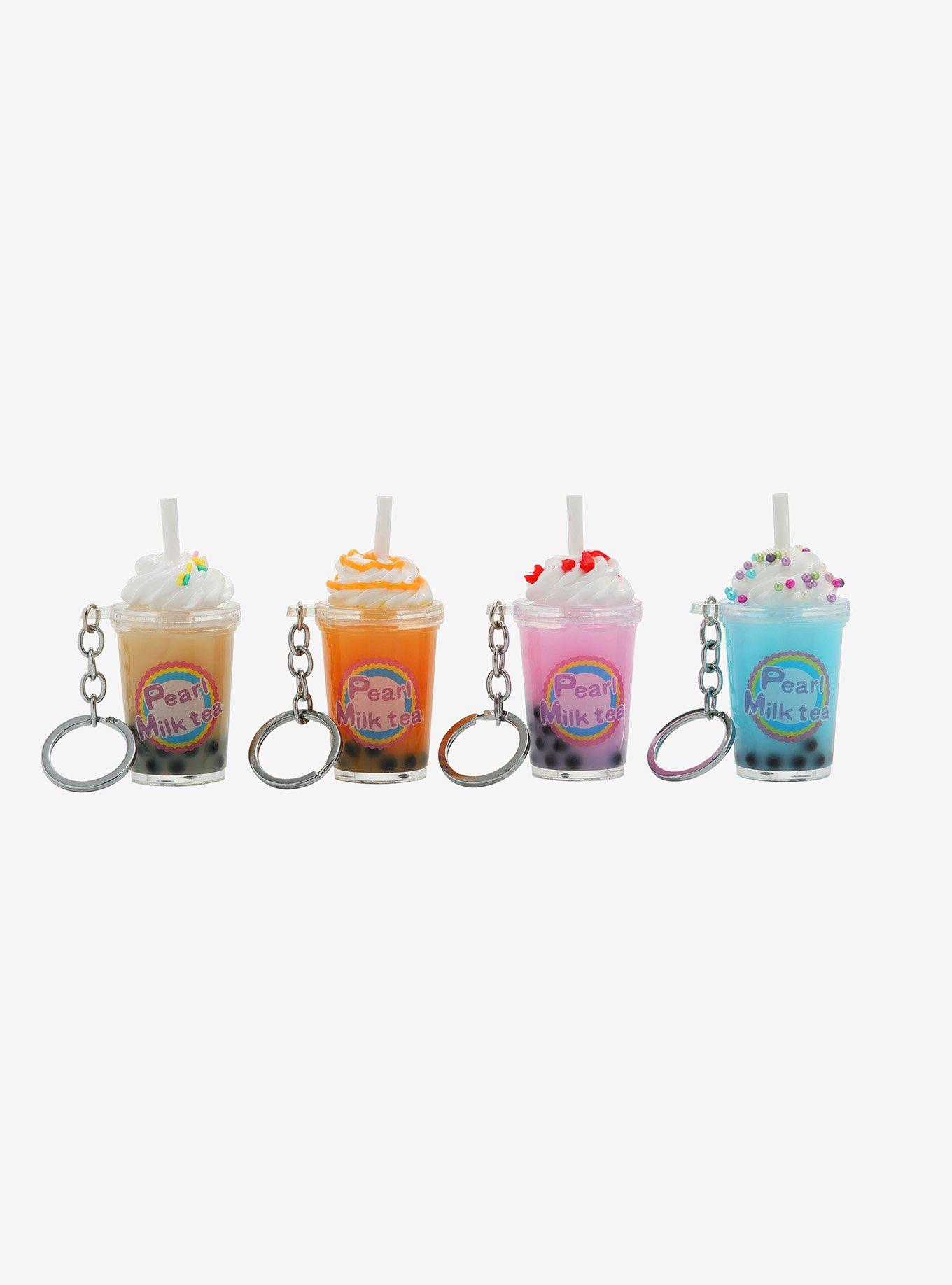 Whipped Cream Sprinkle Boba Floating Assorted Blind Key Chain, , alternate