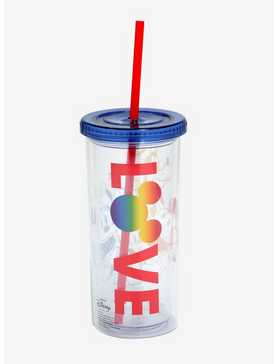 Disney Love Rainbow Acrylic Travel Cup, , hi-res