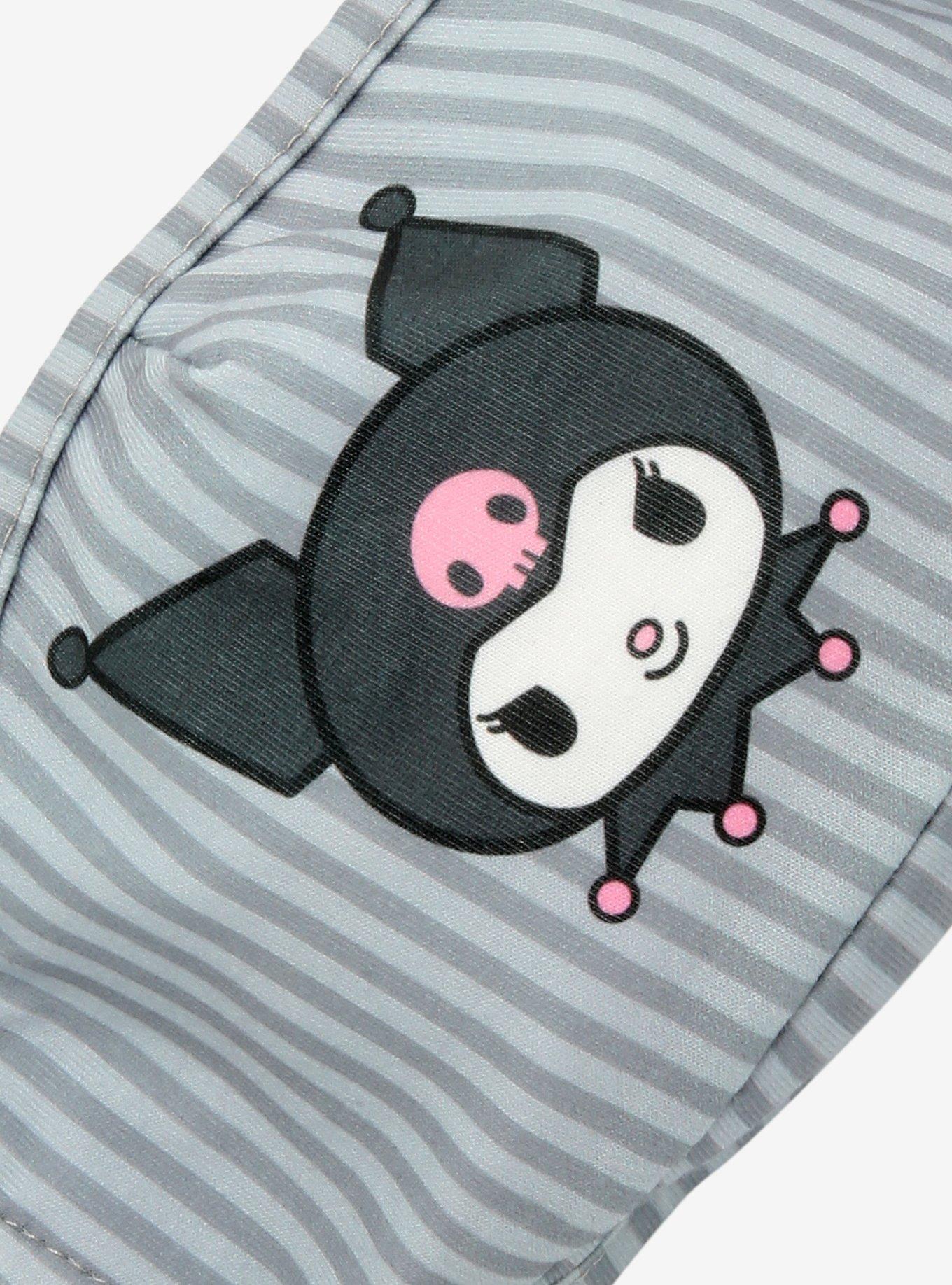 Kuromi Stripe Adjustable Fashion Face Mask, , alternate