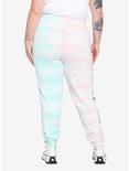 Hello Kitty X Pusheen Split Tie-Dye Girls Sweatpants Plus Size, MULTI, alternate