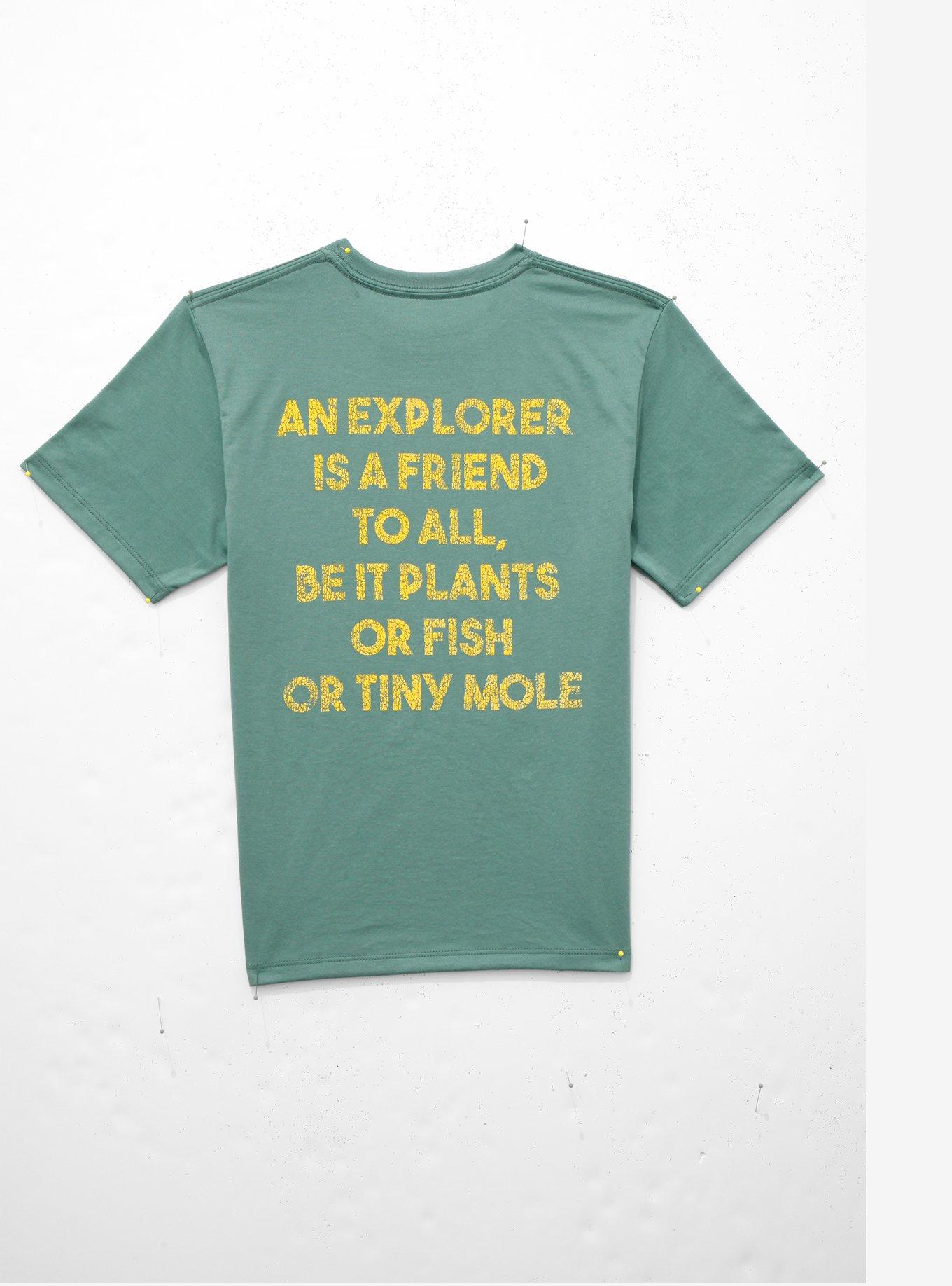 Disney Pixar Up Wilderness Explorer Youth T-Shirt - BoxLunch Exclusive, GREEN HEATHER, alternate