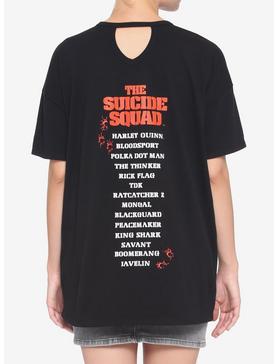 DC Comics The Suicide Squad Character Grid Distressed Oversized T-Shirt, , hi-res