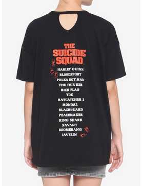 DC Comics The Suicide Squad Character Grid Distressed Oversized T-Shirt, , hi-res