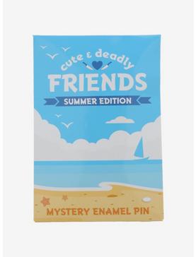 Cute & Deadly Friends Summer Edition Blind Bag Enamel Pin, , hi-res