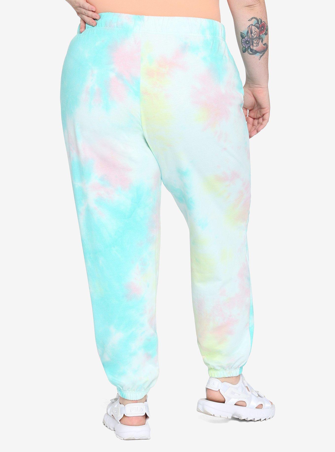 Disney Lilo & Stitch Scrump Tie-Dye Girls Sweatpants Plus Size, MULTI, alternate