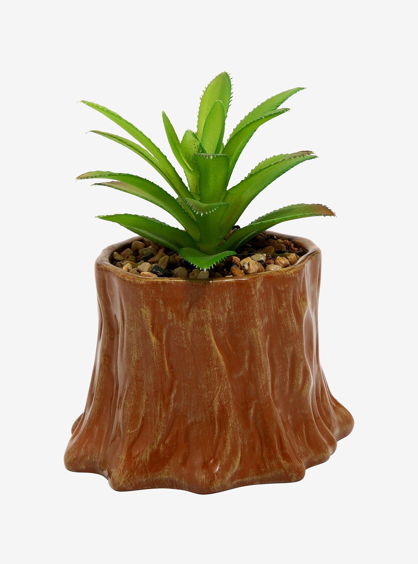 Pok&eacute;mon Bulbasaur Tree Stump Faux Succulent Planter - BoxLunch Exclusive, , alternate