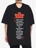 DC Comics The Suicide Squad Character Grid Distressed Oversized Girls T-Shirt Plus Size, MULTI, alternate