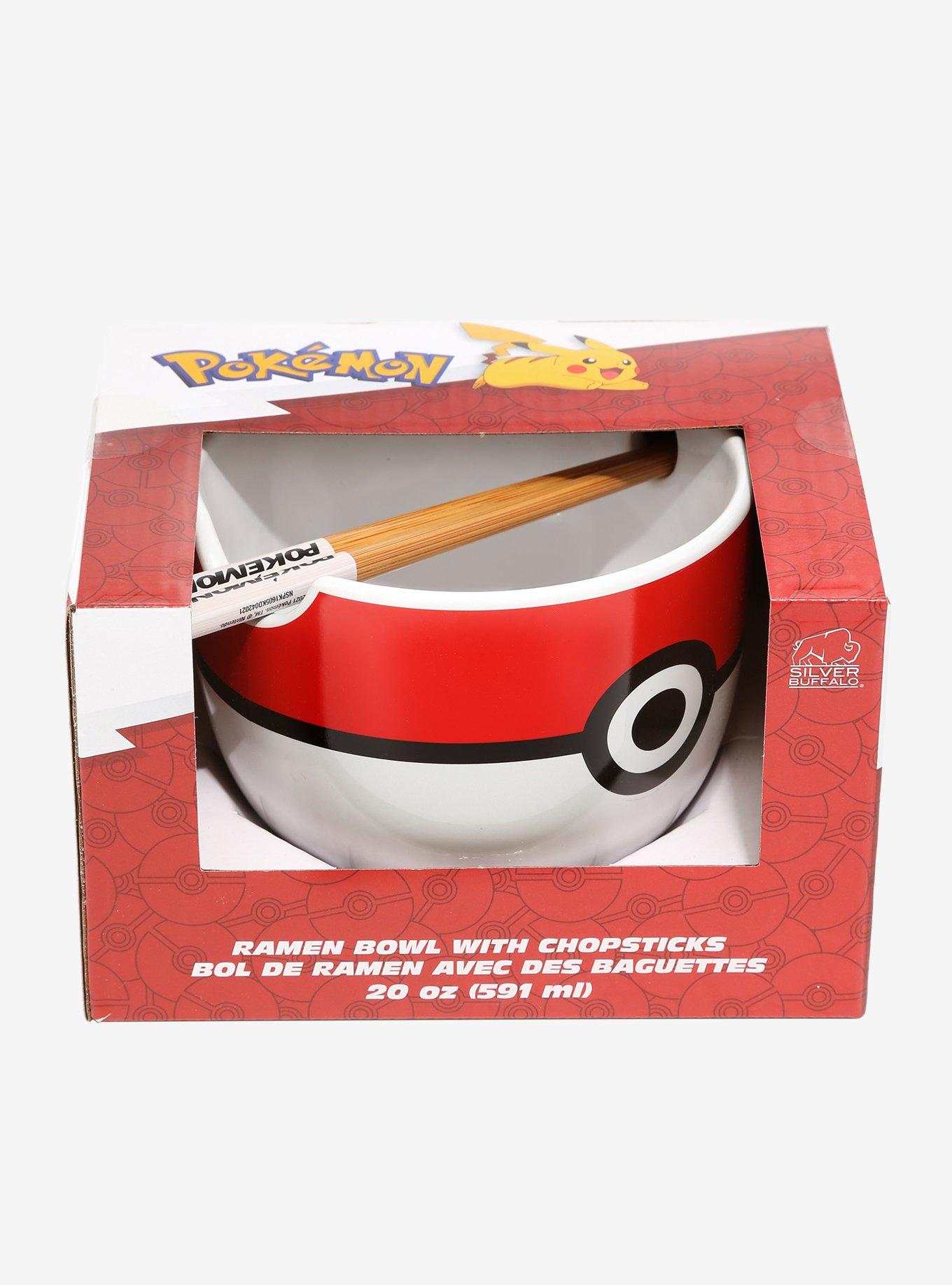 Pokémon Pokéball Ramen Bowl with Chopsticks, , alternate