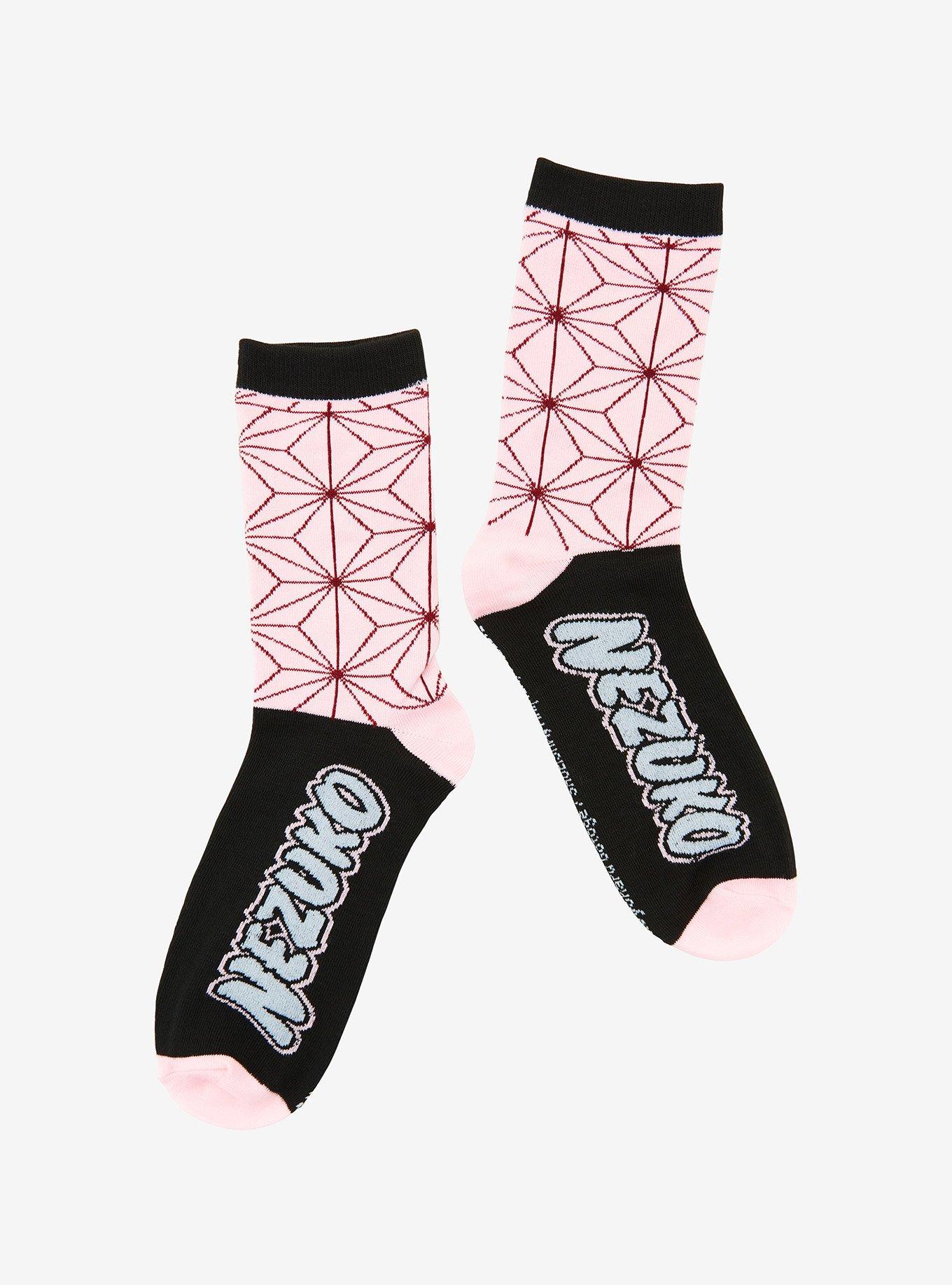 Demon Slayer: Kimetsu no Yaiba Nezuko Socks - BoxLunch Exclusive, , alternate