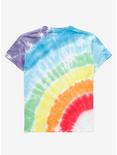 Disney Pride Lilo & Stitch Chill Vibes Rainbow Tie-Dye Youth T-Shirt - BoxLunch Exclusive, RAINBOW, alternate