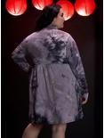 Studio Ghibli Spirited Away Haku Tie-Dye Long-Sleeve Dress Plus Size, MULTI, alternate