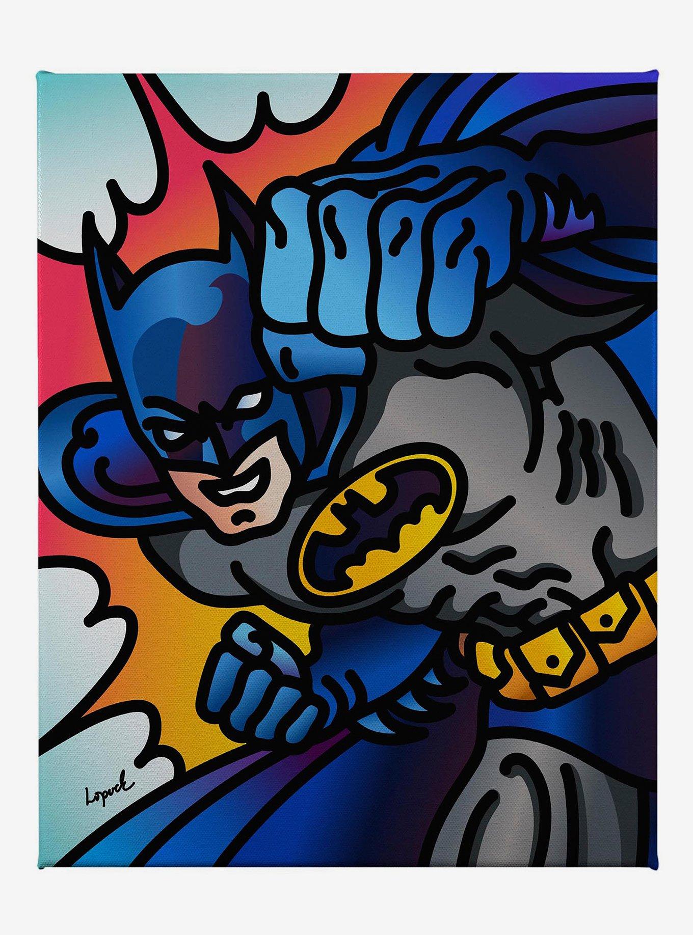 DC Comics Batman 14" x 11" Gallery Wrapped Canvas, , alternate