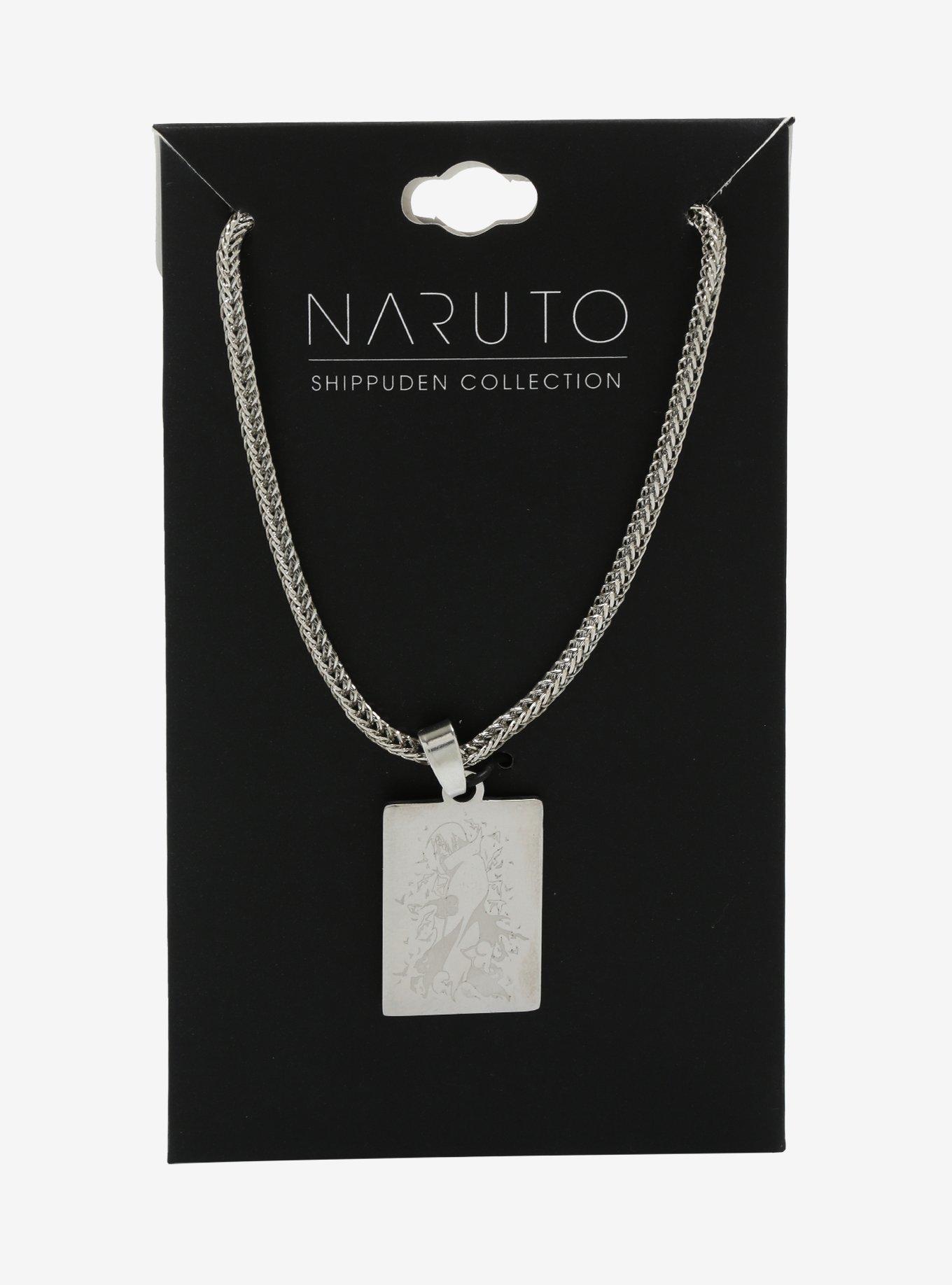 Naruto Shippuden Itachi Uchiha Metal Pendant Necklace - BoxLunch Exclusive, , alternate
