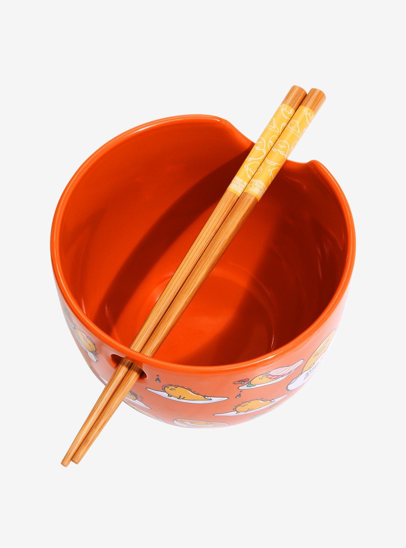 Nissin Top Ramen x Gudetama Ramen Bowl with Chopsticks - BoxLunch Exclusive, , alternate