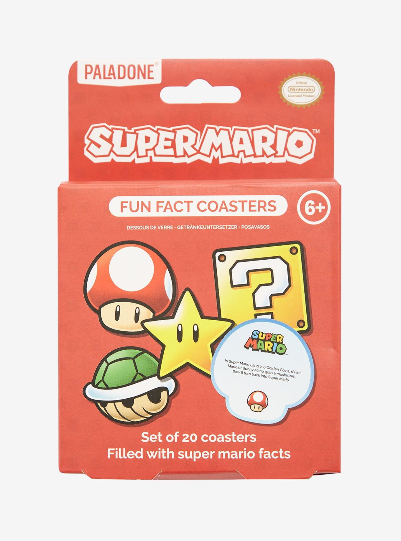 Nintendo Super Mario Fun Fact Coaster Set, , alternate