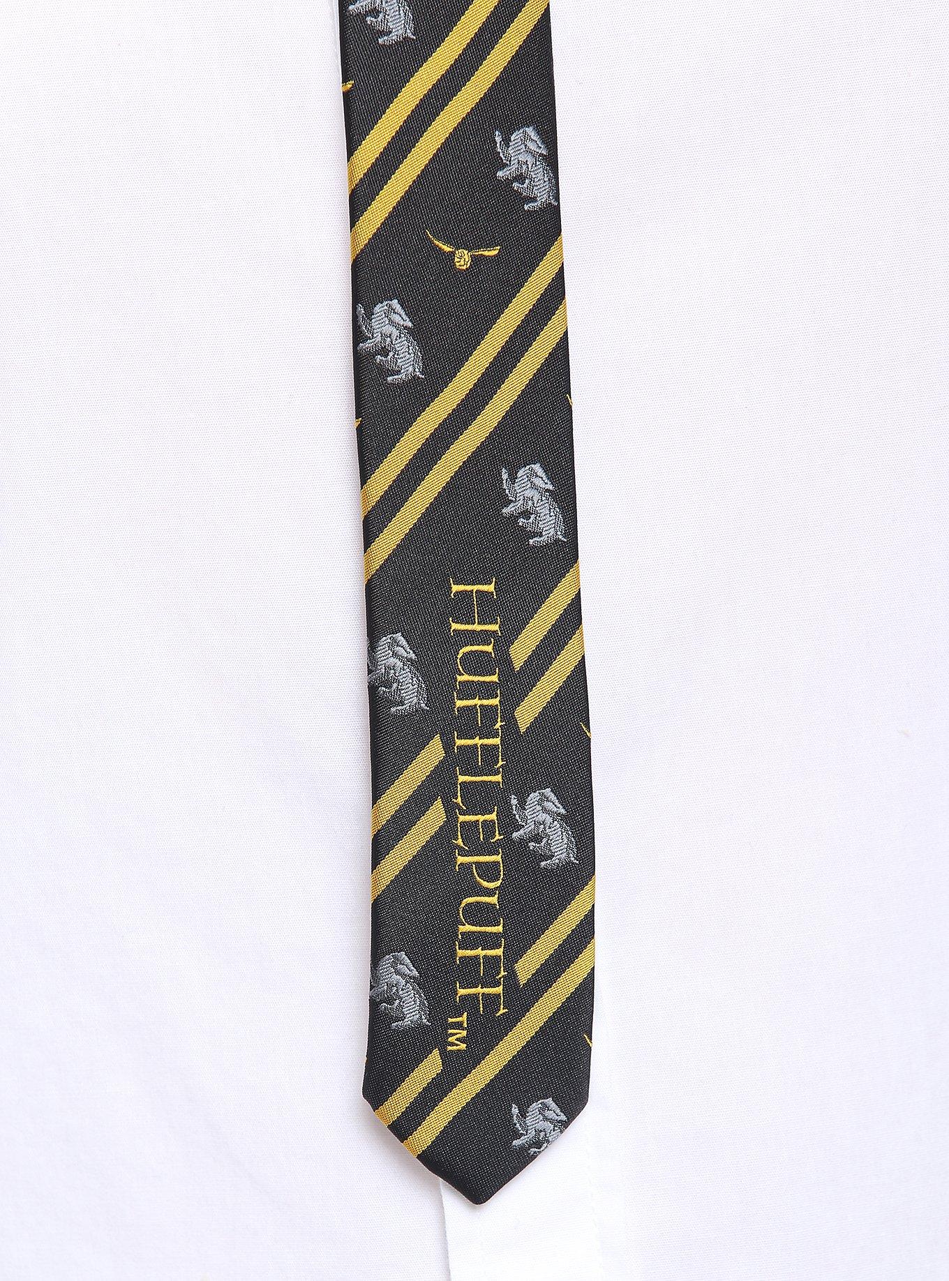 Harry Potter Hufflepuff Tie, , alternate