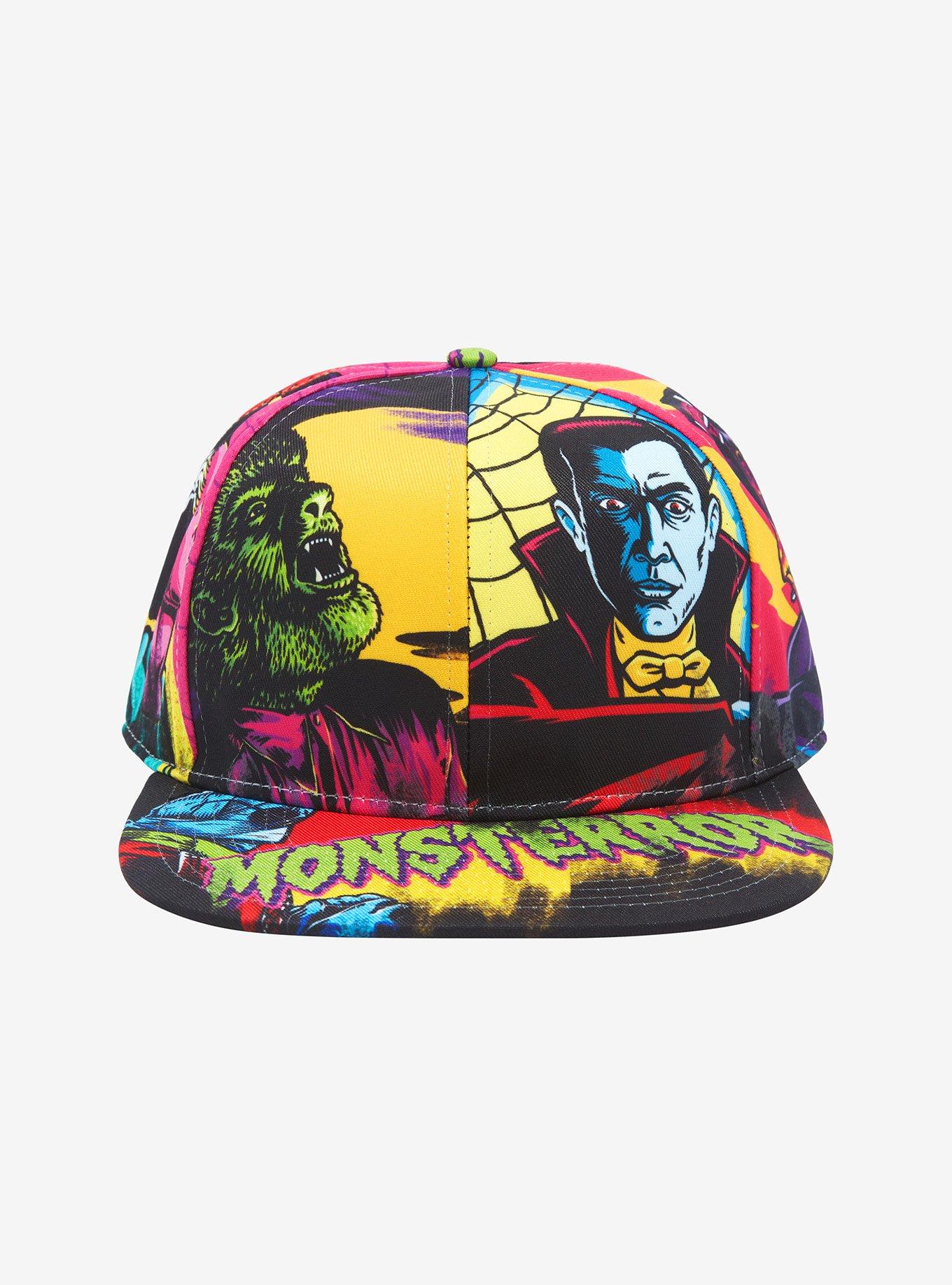 Universal Monsters Neon Snapback Hat, , alternate