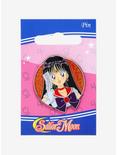 Sailor Moon Sailor Mars Glitter Portrait Enamel Pin - BoxLunch Exclusive, , alternate