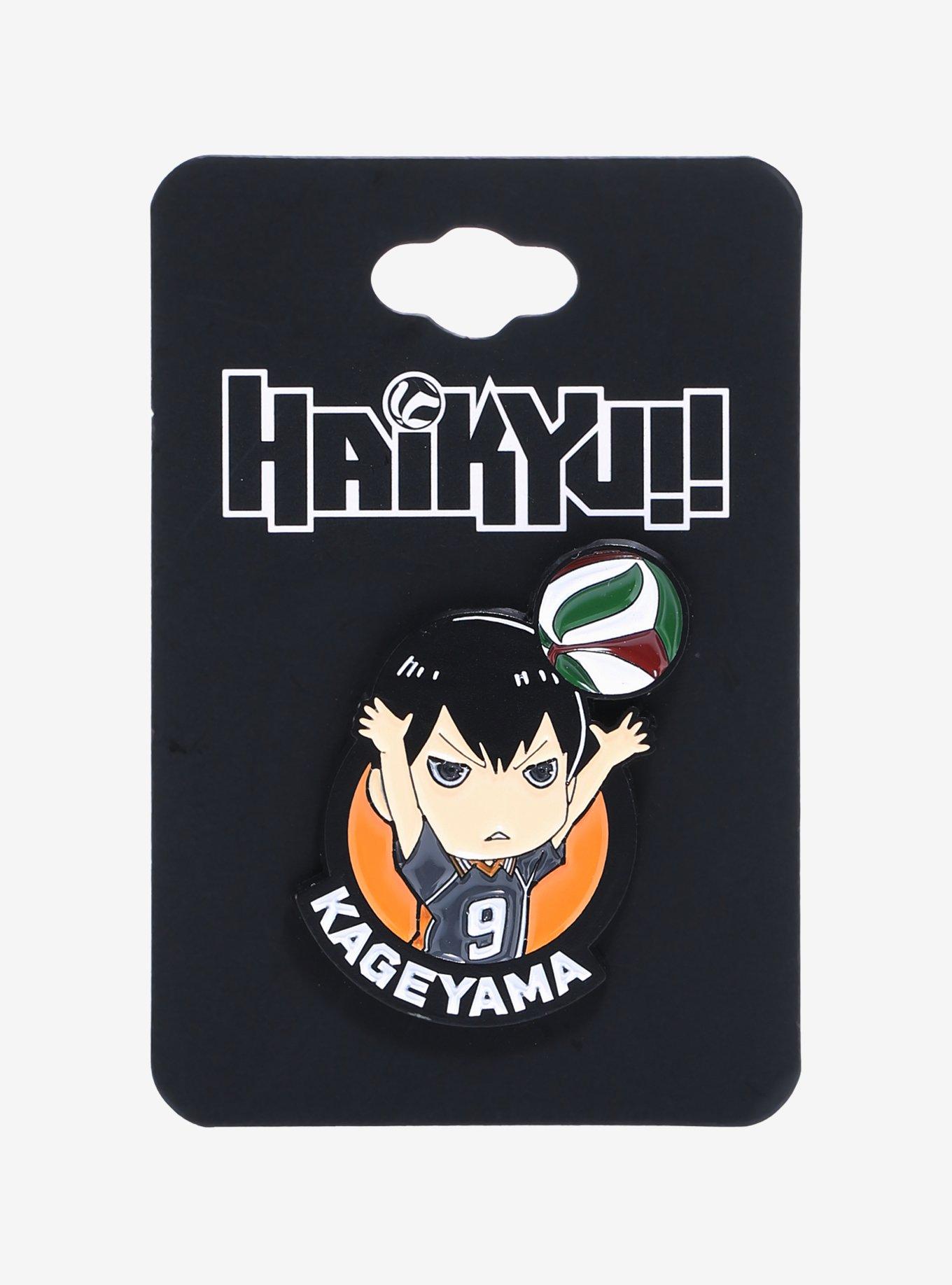 Haikyu!! Chibi Tobio Kageyama Enamel Pin - BoxLunch Exclusive, , alternate