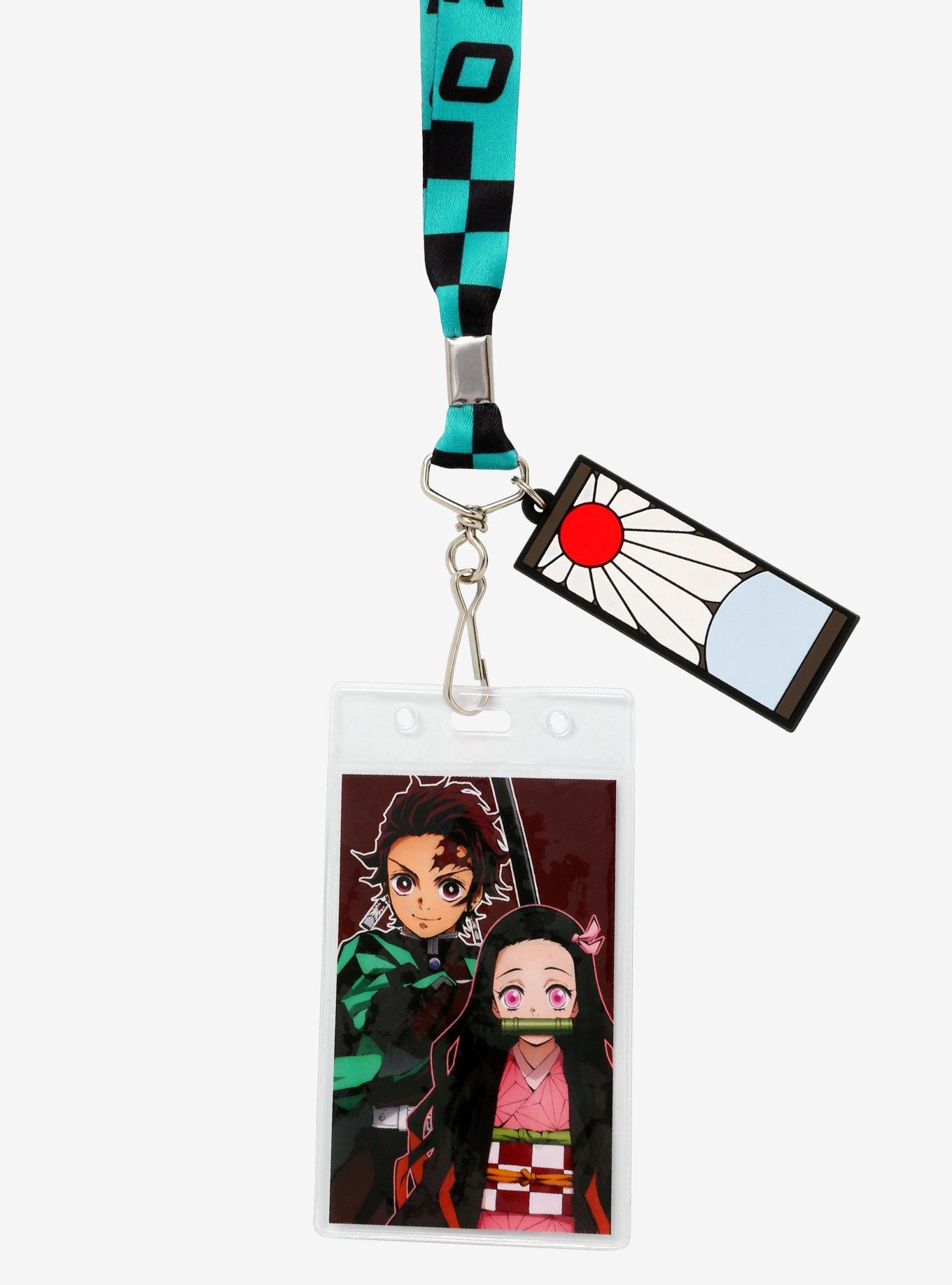 Demon Slayer: Kimetsu no Yaiba Tanjiro & Nezuko Patterns Lanyard, , alternate
