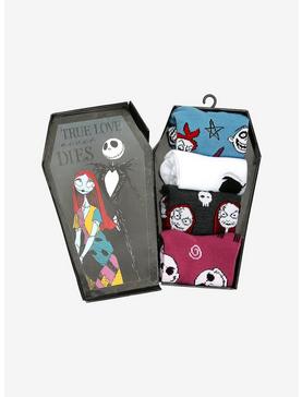 The Nightmare Before Christmas Coffin No-Show Socks 4 Pair, , hi-res