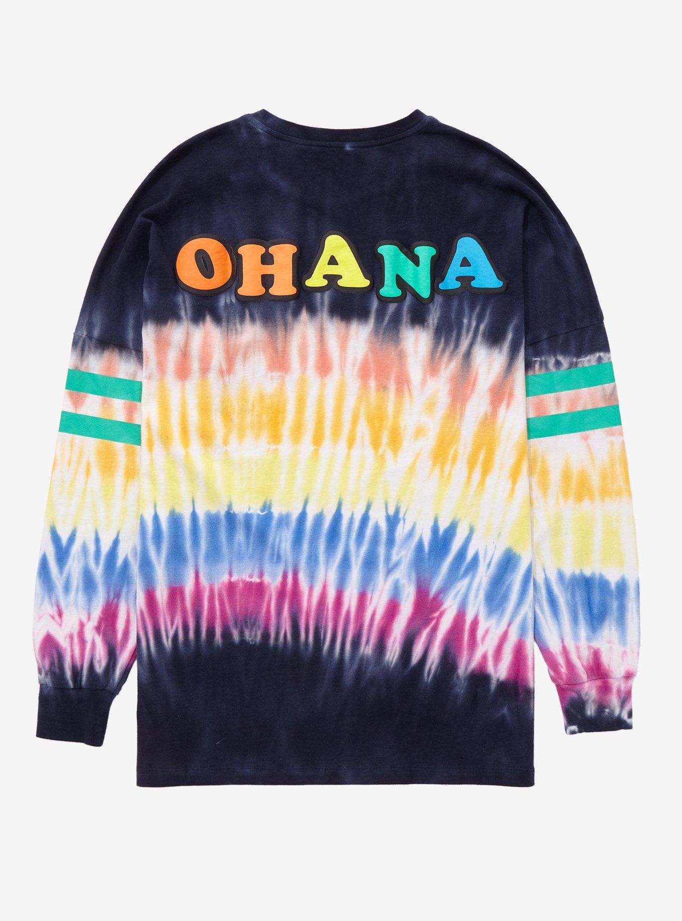 Disney Lilo & Stitch Stitch with Snow Cone Rainbow  Tie-Dye Hype Jersey - BoxLunch Exclusive, RAINBOW, alternate