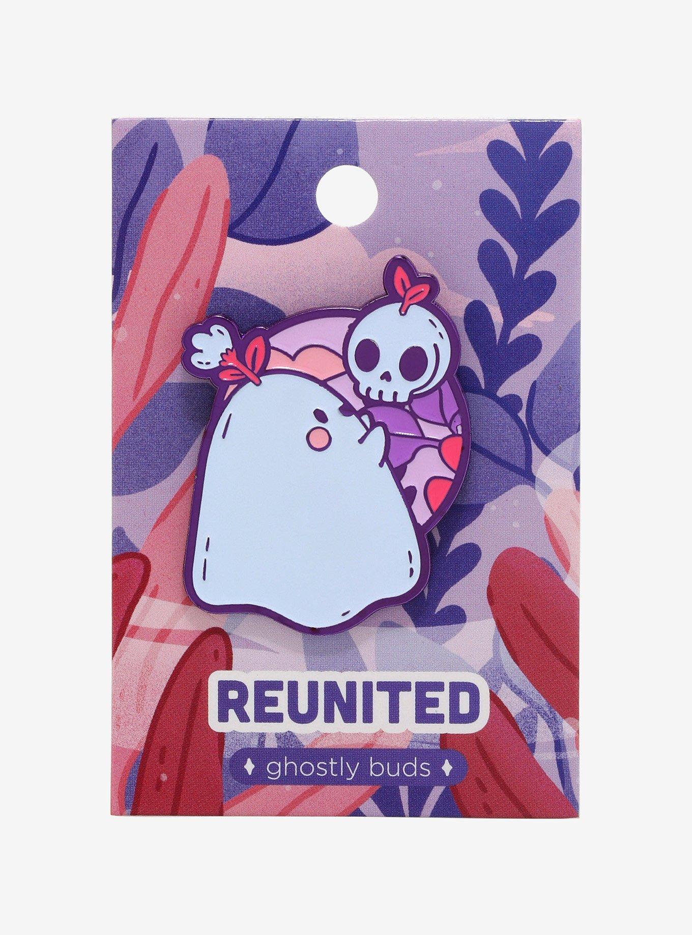 Arcasian Ghost Skull Reunited Enamel Pin | Hot Topic