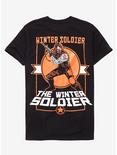 Marvel The Falcon and the Winter Soldier The Winter Soldier Poster T-Shirt - BoxLunch Exclusive, BLACK, alternate