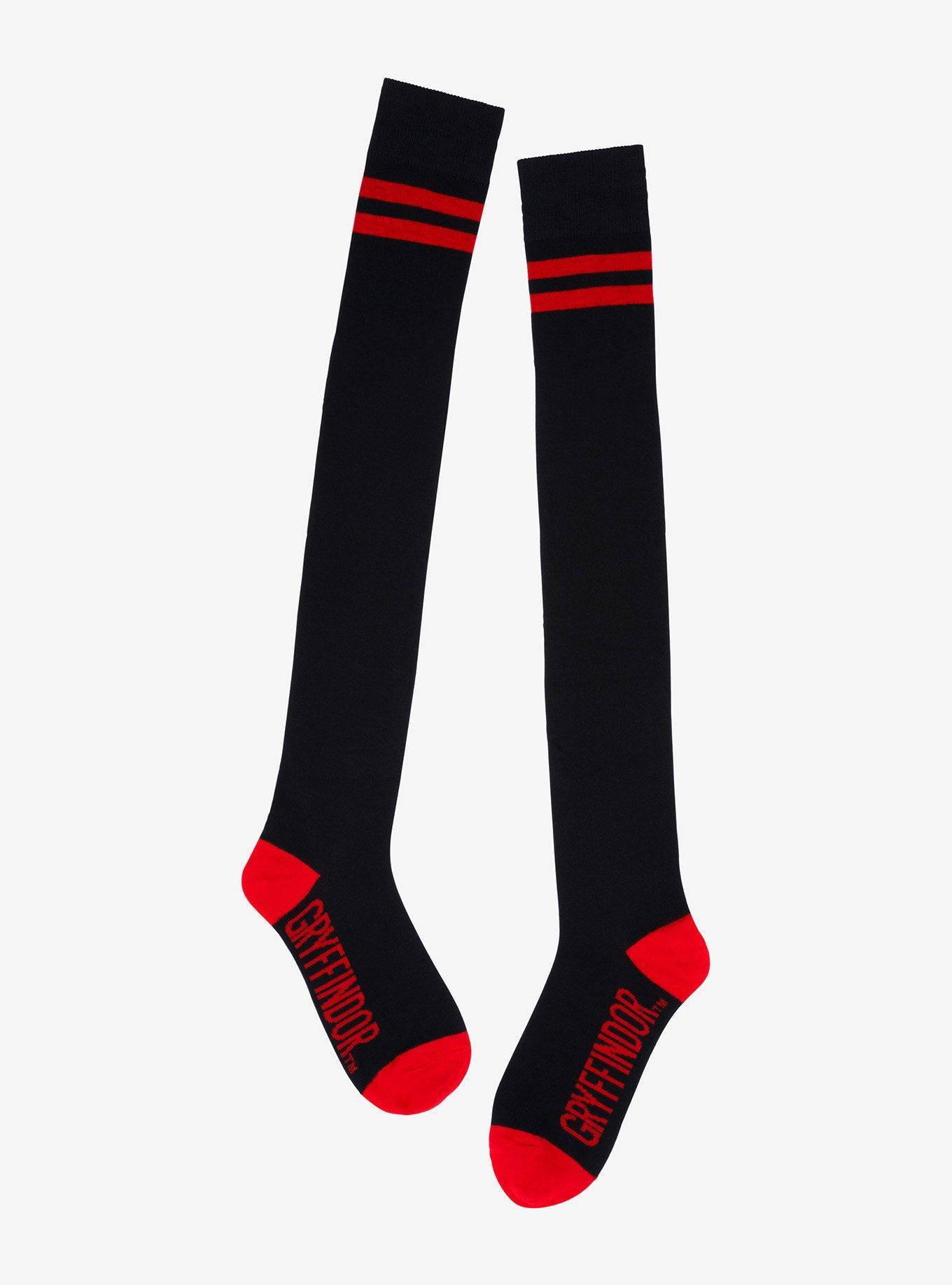Harry Potter Gryffindor Stripe Knee-High Socks, , alternate