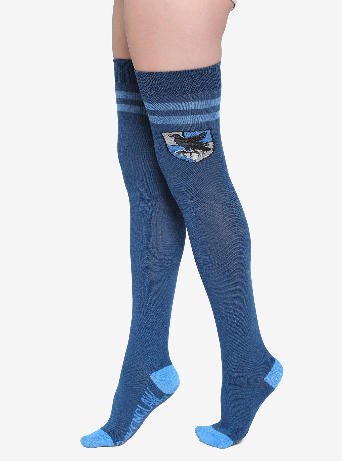 Harry Potter Ravenclaw Stripe Over-The-Knee Socks, , alternate