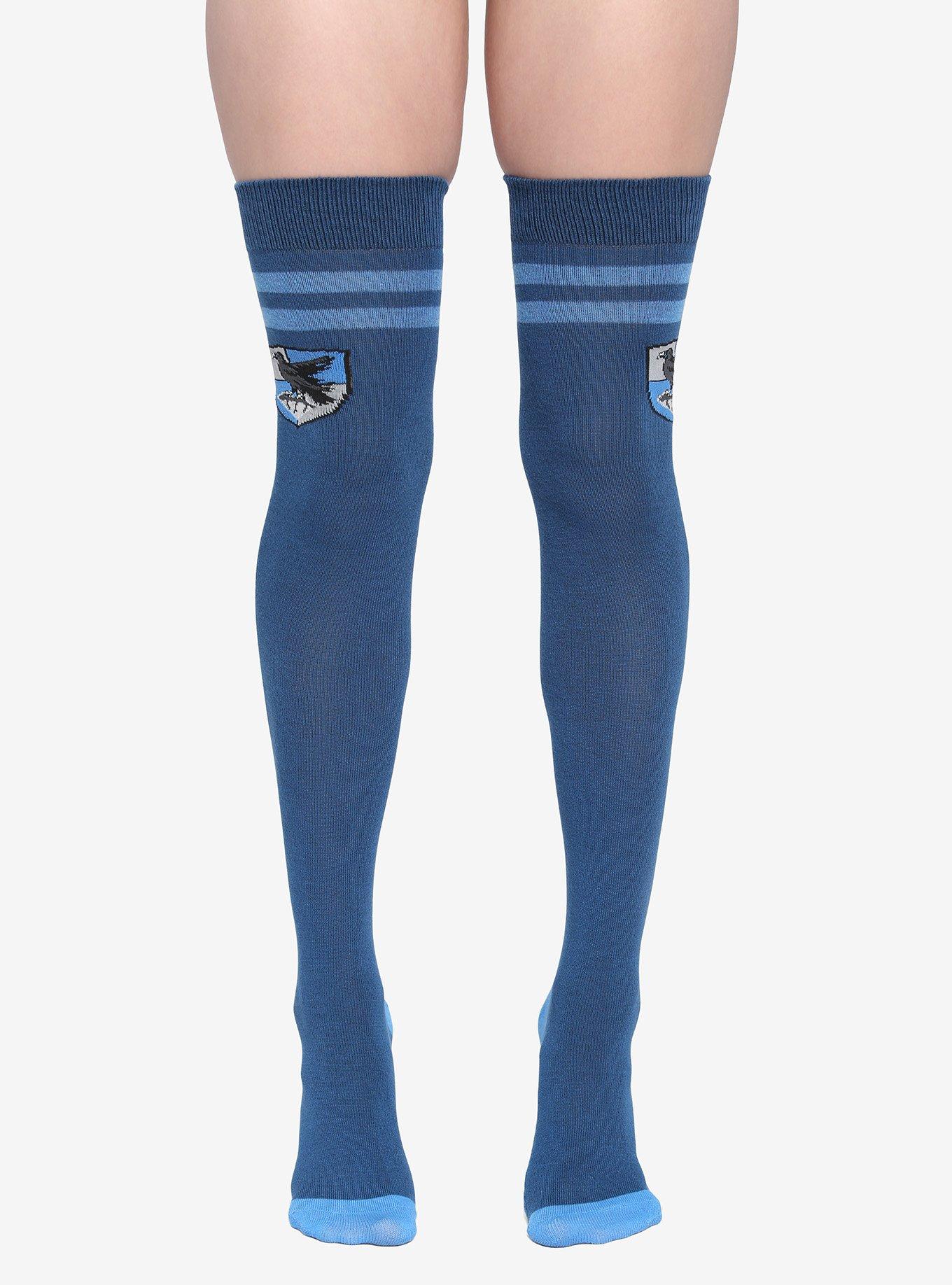 Harry Potter Ravenclaw Stripe Over-The-Knee Socks, , alternate