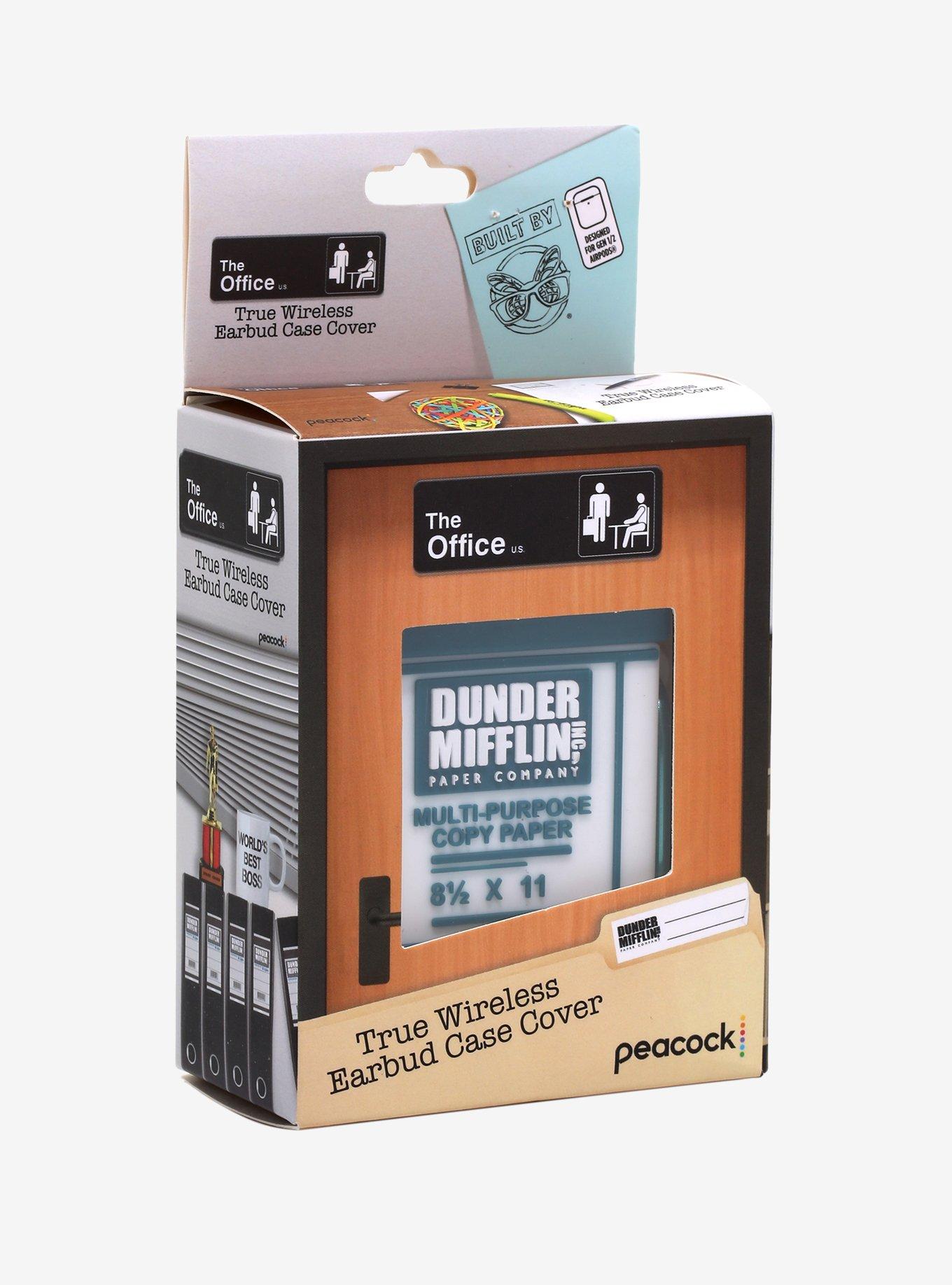 The Office Dunder Mifflin Paper Wireless Earbud Case Cover, , alternate