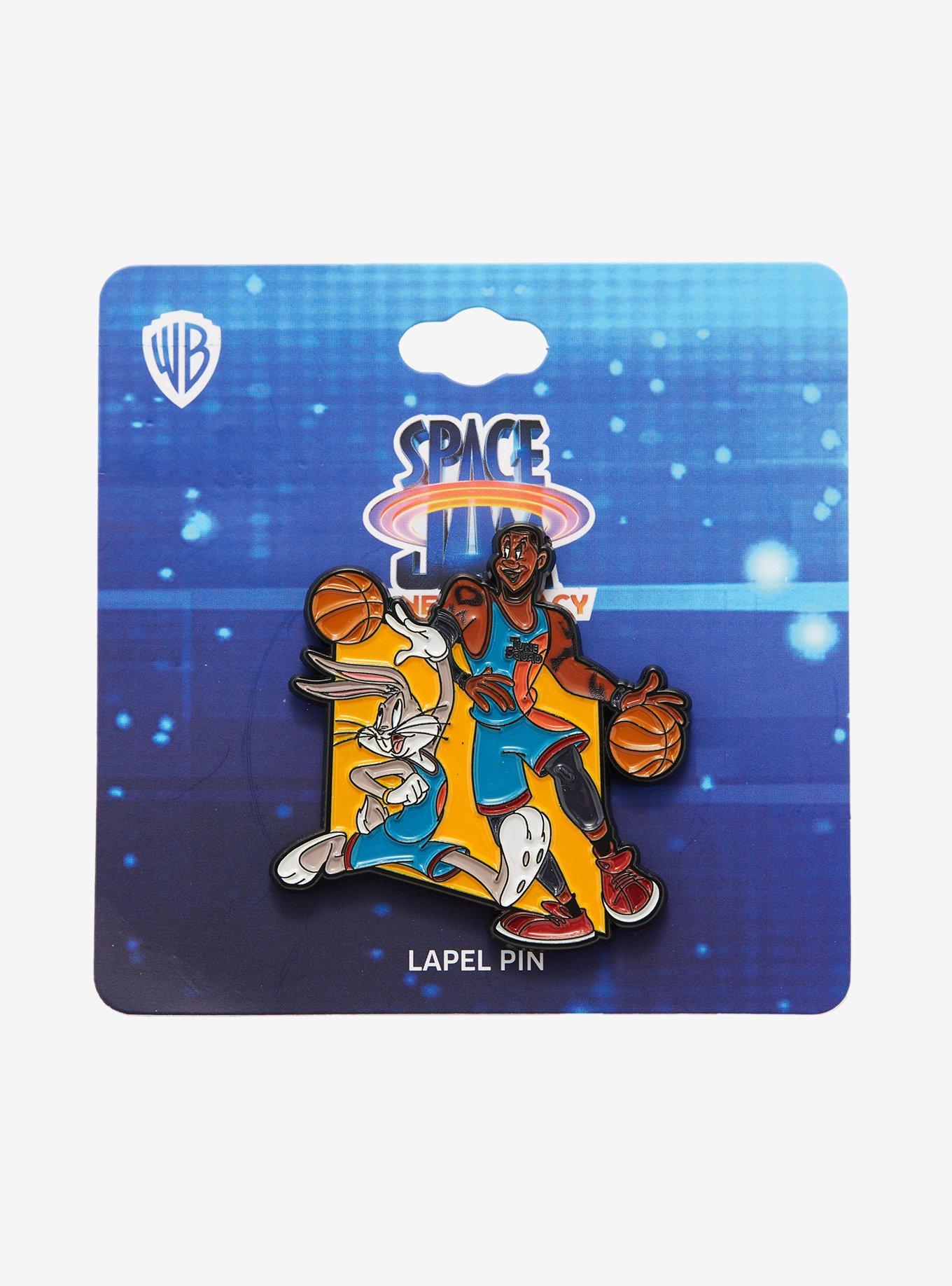 Space Jam: A New Legacy LeBron James & Bugs Bunny Enamel Pin - BoxLunch Exclusive, , alternate
