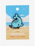 Cute & Deadly Friends Summer Edition Whale Enamel Pin, , alternate