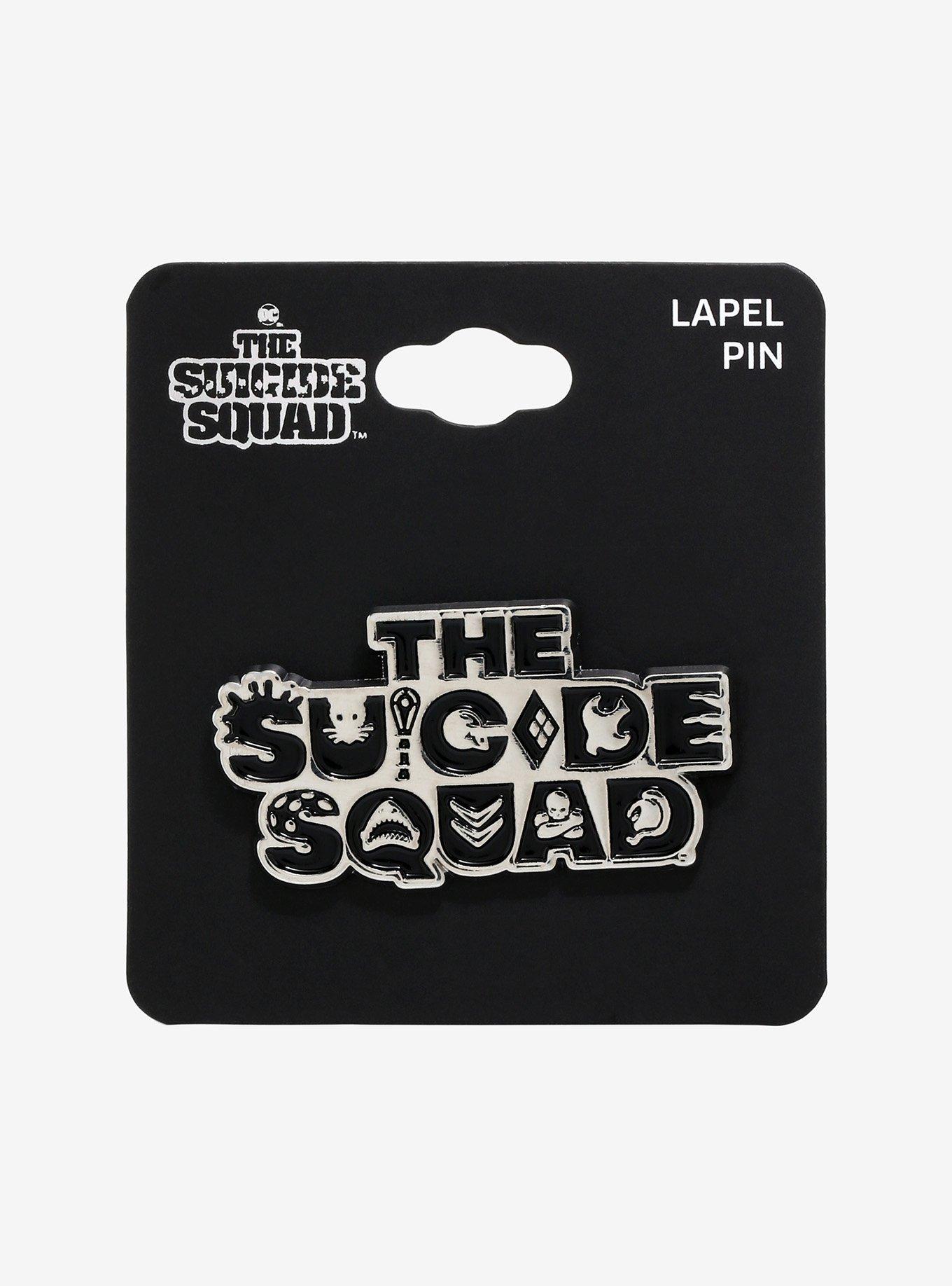 DC Comics The Suicide Squad Logo Enamel Pin - BoxLunch Exclusive, , alternate