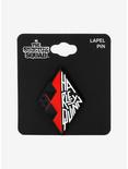 DC Comics The Suicide Squad Harley Quinn Logo Enamel Pin - BoxLunch Exclusive, , alternate