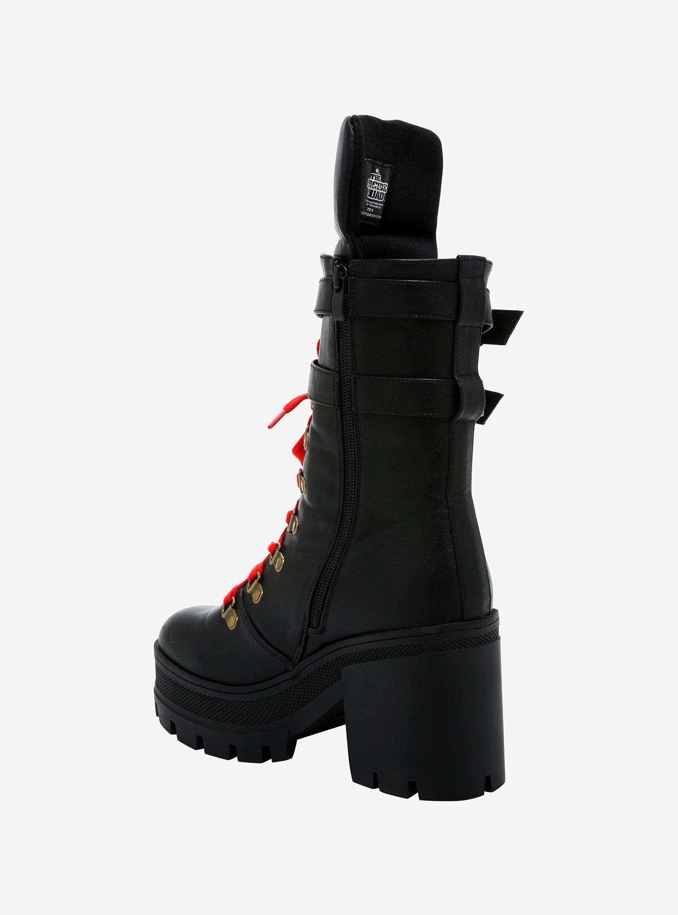 DC Comics The Suicide Squad Harley Quinn Boots, MULTI, alternate